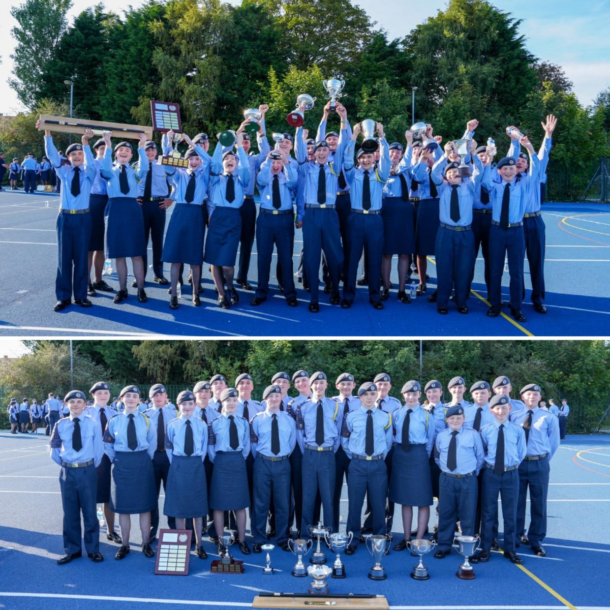 FIELD TRG DAY 23
What a day for 2348-
Photo Comp 1st
Aerospace-Sgt Byrne
Annual insp 1st
Banner uniform = 1st
Overall banner 1st
Drill Insp 1st
Best DI - CWO Taylor
Drill seq 1st
Overall drill 1st
Leadership 1st

Overall FTD trophy 
1st