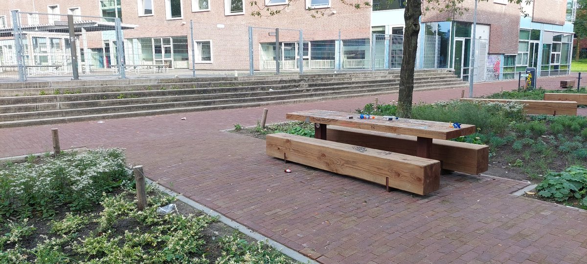 De scholen zijn weer begonnen, naar ze zijn gestopt met opruimen?