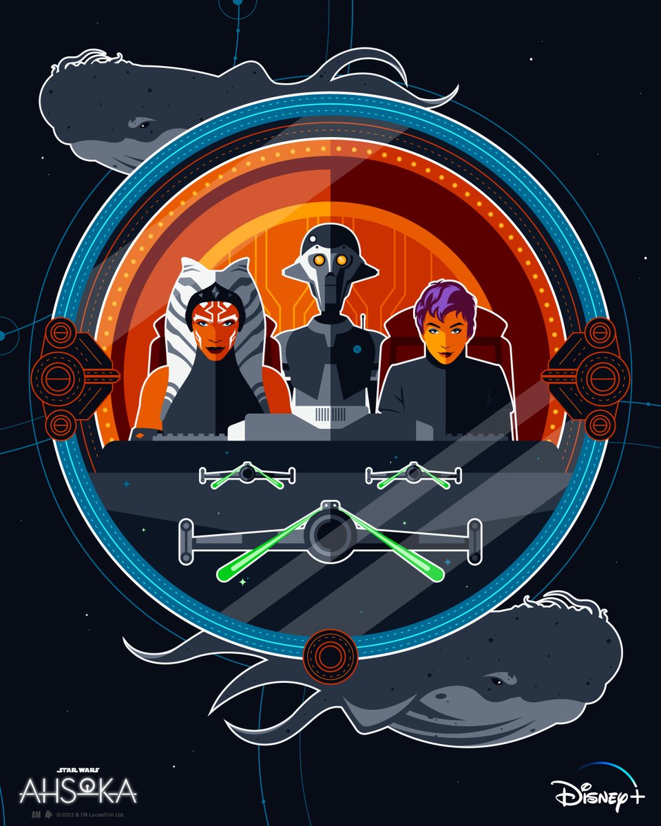Art inspired by Episode 3 of #Ahsoka is here. Artwork by Aracely Muñoz. 

Ahsoka is now streaming on <a href="/DisneyPlus/">Disney+</a>, with new episodes on Tuesdays at 6PM PT.