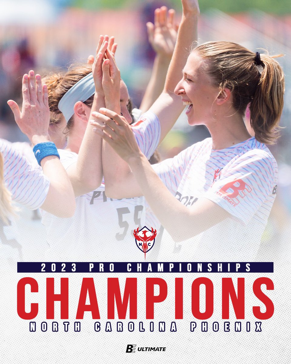 BEUlti's tweet photo. .@PhxUltimate win the 2023 Pro Championships in the Women's Division 🏆 #BEteam⁠⁠ #clubultimate #BEchamps⁠ https://t.co/ndHLUuw7VV