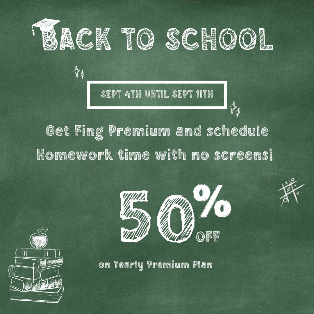 It's back to school time! Check out how Fing can help parents limit internet during homework time while increasing productivity! Take advantage of our super special promo and get Fing Desktop for half the price!