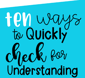Quick Ways to Check for Understanding👇 ⭐Show Me Card ⭐Exit Slip ⭐Opinion Chart ⭐Yes/No Card ⭐10 Takeaways ⭐5 Words ⭐Quick Write ⭐Individual White Board ⭐Thumbs Up/Down ⭐Physical Response sbee.link/6bxmr7p3ge via Upper Elementary Snapshots #elemchat #teaching