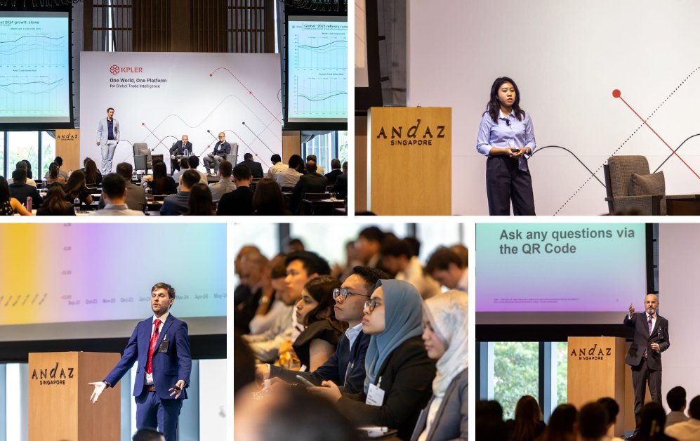 Valuable insights from our experts and engaging discussions highlighted the Kpler Market Insight Forum in Singapore. Our analysts presented the 2024 demand outlook for the LNG, crude, and petroleum markets. Thank you to all attendees & we're looking forward to the next session.