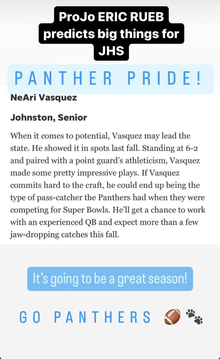 JHS Panthers Football (@jhspantherfball) on Twitter photo 