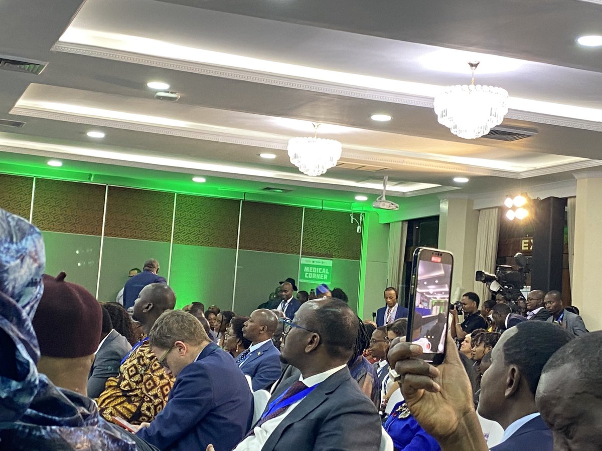 KobusingeRose1's tweet photo. “Climate change is not for the future,it’s happening now!Without urgent action,the impacts we say today will look like nothing.Over 300m pple live in communities extremely vulnerable to climate change”- @AmyEPope @UNmigration during signing of the #KampalaDeclaration #ACS2023 https://t.co/jFy96g1dDI