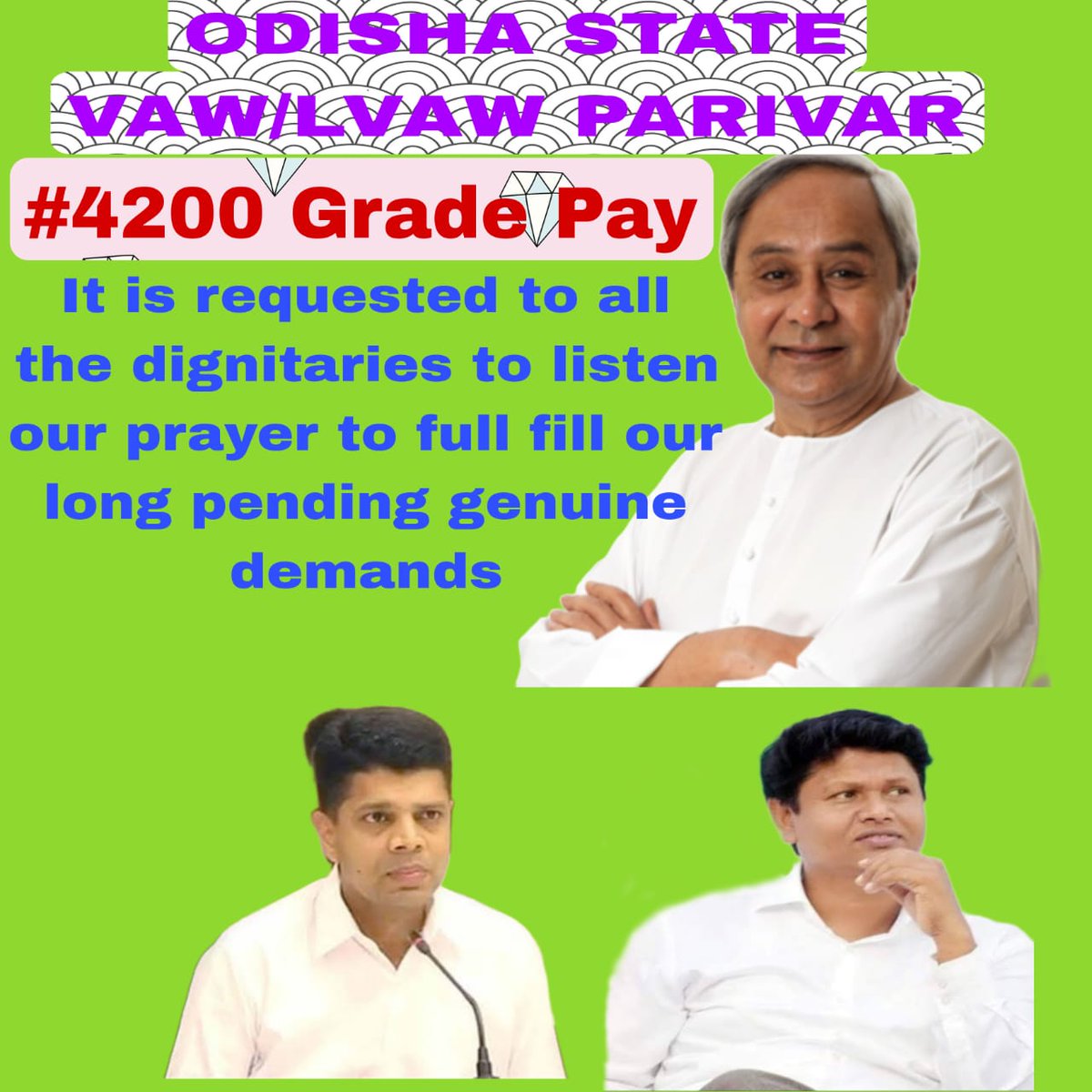kbariha07's tweet photo. @StateVAW2021 @arvindpadhee @CMO_Odisha @Naveen_Odisha @krushibibhag @pranabpdas @rajaaswain @Vkpandianfancl1 @premcchaudhary @SecyChief @kanak_news @otvkhabar @NEWS7Odia @ArgusNews_in @icarindia @PMOIndia @aajtak @ABPNews @MoSarkar5T It is requested to all the dignitaries to listen our prayer to full fill our long pending genuine demand#4200 Grade pay# https://t.co/XyHgRPpvbM