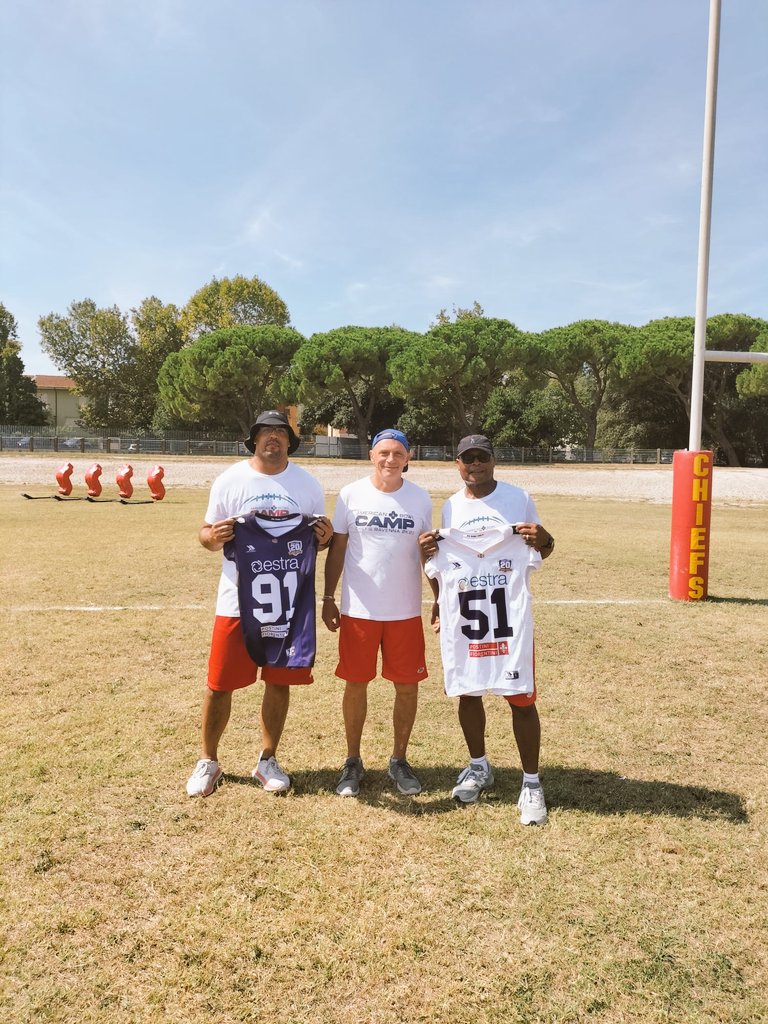 Matt Ricky Mike at American Bowl Camp organized by Chiefs Ravenna !!! <a href="/ComunediRavenna/">Comune di Ravenna</a> <a href="/tur/">۟</a>
