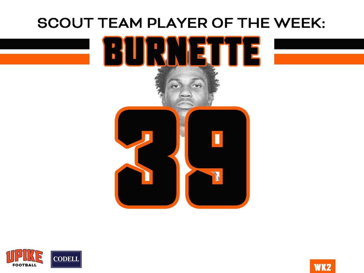 This weeks UPIKE Football players of the week sponsored by 
Codell  Construction🏈🐻
#BearDown