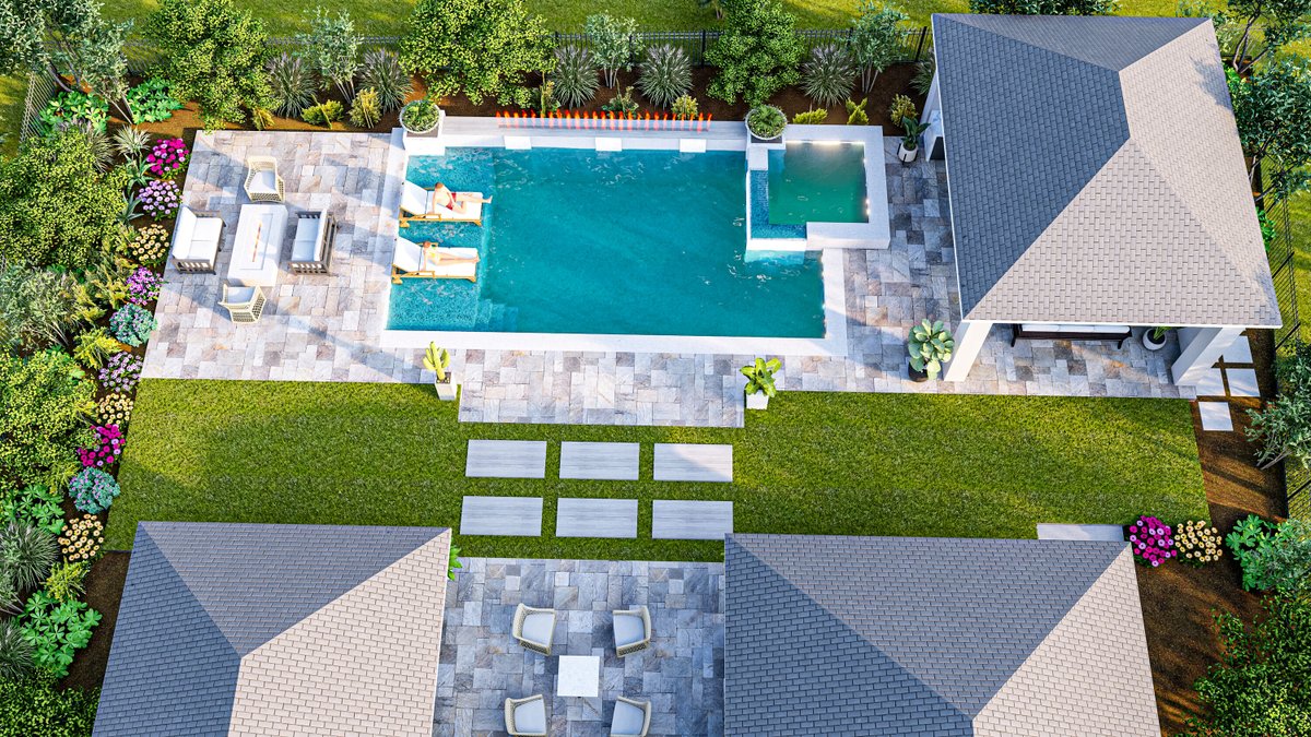 Are you looking to create a unique, luxurious space to relax and unwind? Our latest Fire Feature Swimming Pool Design is the perfect solution. 
#FireFeaturePool #LuxuryPoolDesign #OutdoorLiving #SwimmingPoolDesign #firepit #fireandwater #luxurylifestyle #poolsidefun