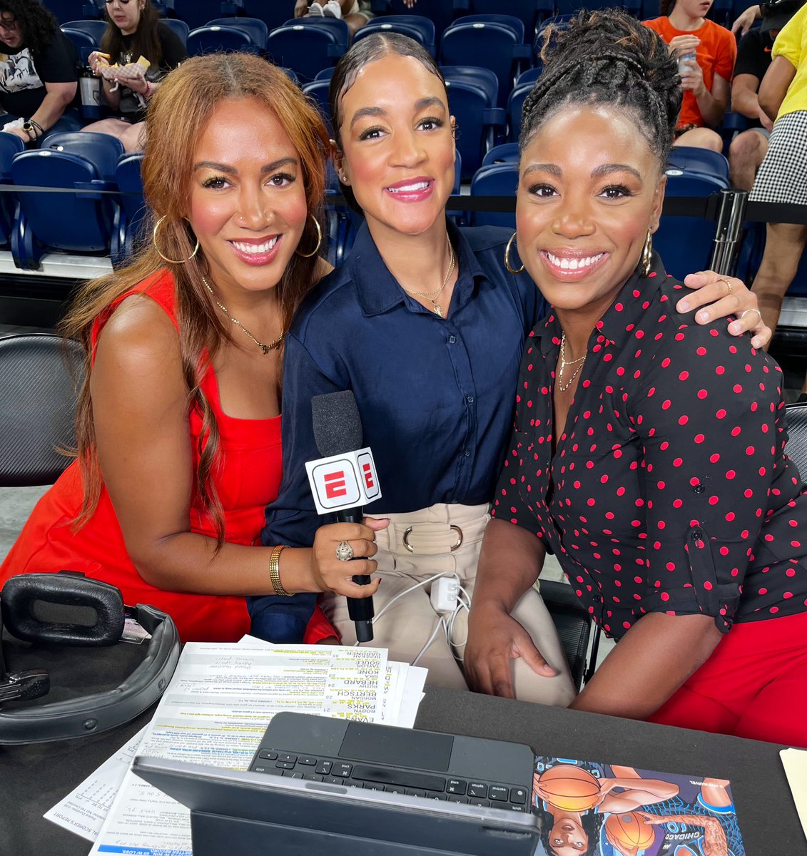 Had fun on the call with my friends yesterday!!!!!! We’re in the final stretch! Last week of #WNBA reg. SZN!!!!! 📈