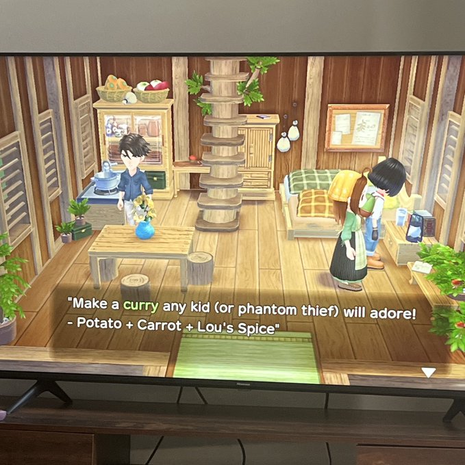 There&rsquo;s a Persona 5 reference in the Harvest Moon Wonderful Life remaster ???? https://t.co/znUhVhBw