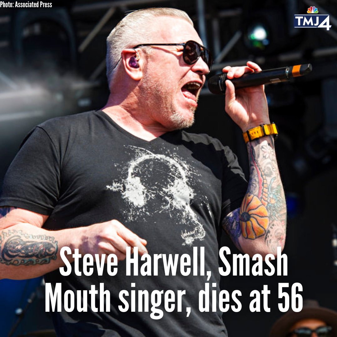 Former Smash Mouth lead singer Steve Harwell dies at 56 