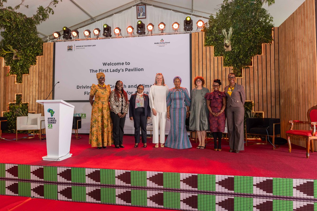 MamaRachelRuto's tweet photo. Africa is at the forefront of the green economy, and we have a unique opportunity to create a more equitable and prosperous future for all. Investing in the youth and women will give them the skills needs to unlock the potential of the green economy. #AfricaClimateSummit23 https://t.co/wOHQz0Mpu6