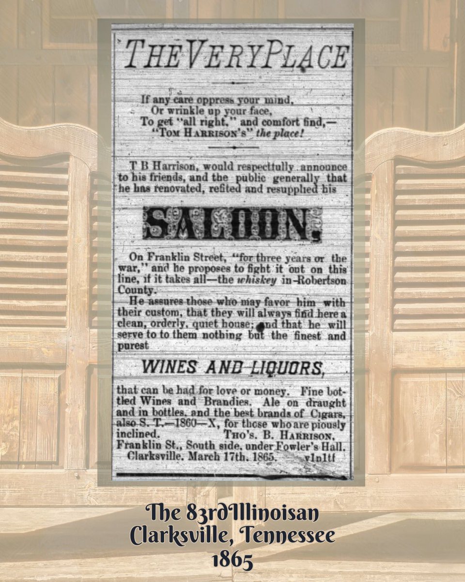 Saloon ad