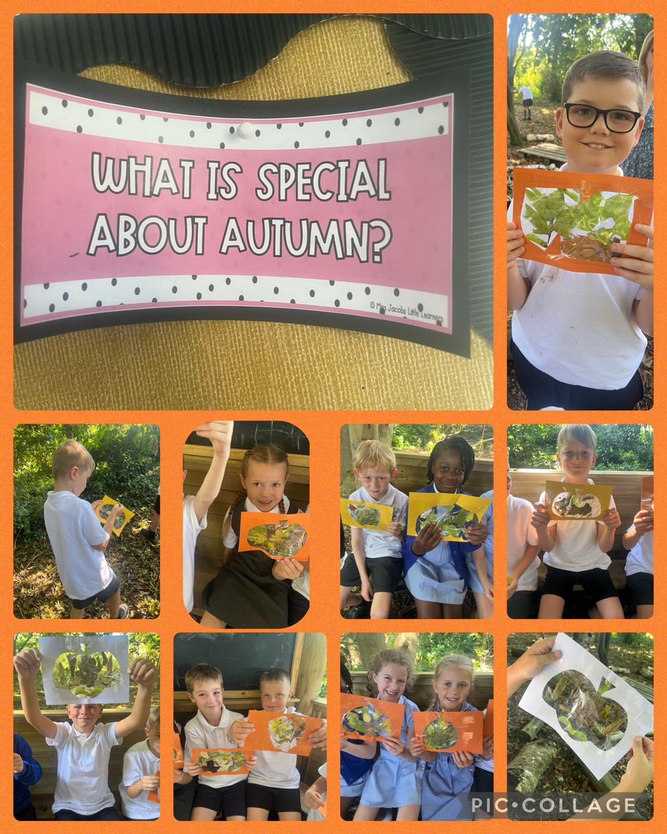NewingtonCEP's tweet photo. Year 4 have spent their afternoon considering their reflection area focus question. They made natural autumnal pictures whilst talking about things that are special about autumn. 🍁 https://t.co/YyOtPRbud4