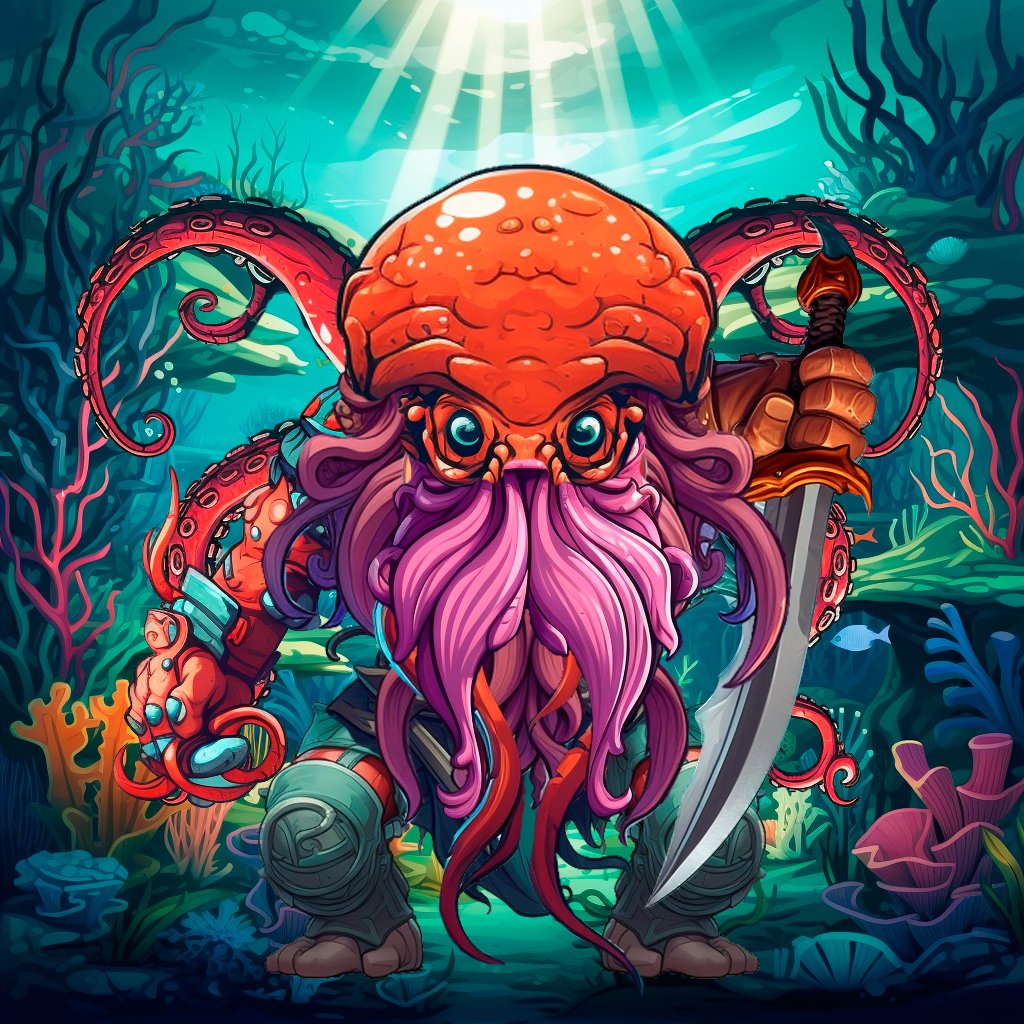 'Angry Squids' is a free mint collection by an artist who is yet to be revealed! All we know right now is @The_Angry_Squid is where you can find them. Come explore the mysteries of the deep: async.market/blueprints/64d…