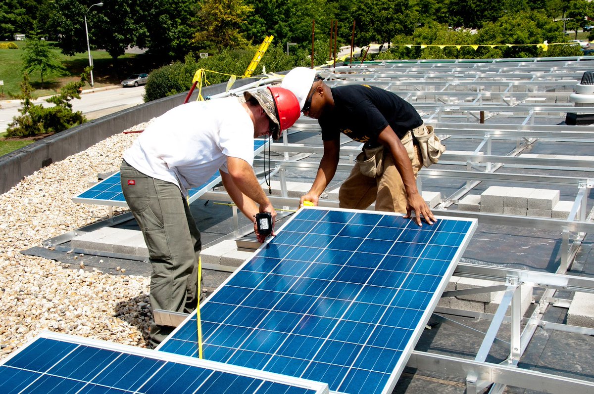 Did you know we designed and constructed the largest solar array in Baltimore City for Chimes International?

#renewableenergy #climatenews #globalwarmingfight #saynotofossilfuels #solararray