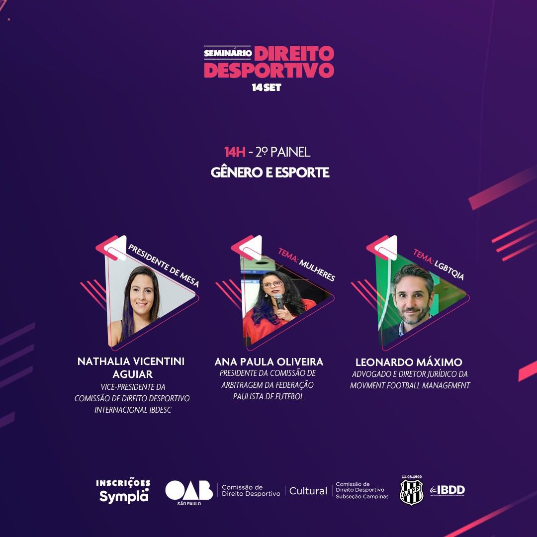 aapp_oficial's tweet photo. https://t.co/qYbcsmA49c
Não perca!
#SeminarioDireitoDesportivo #PontePreta #OAB #ComissaoDireitoDesportivoOABSP #IBDD #ComissaoDireitoDesportivoCampinas https://t.co/0whXSwBjwz