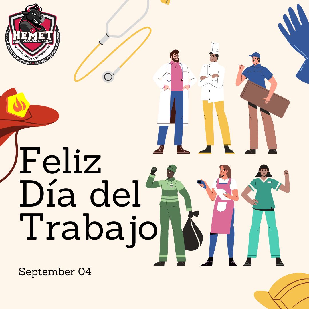 Happy Labor Day! Thank you for all your hard work.
#HDLAtoros
#TheHUSDway