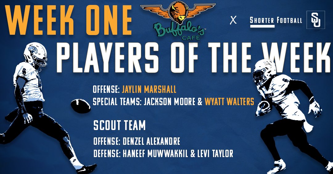 Now introducing our Week ☝️ Players of the Week, sponsored by our friends at @buffaloscafe ❕

#BrickByBrick | #FlyHawks