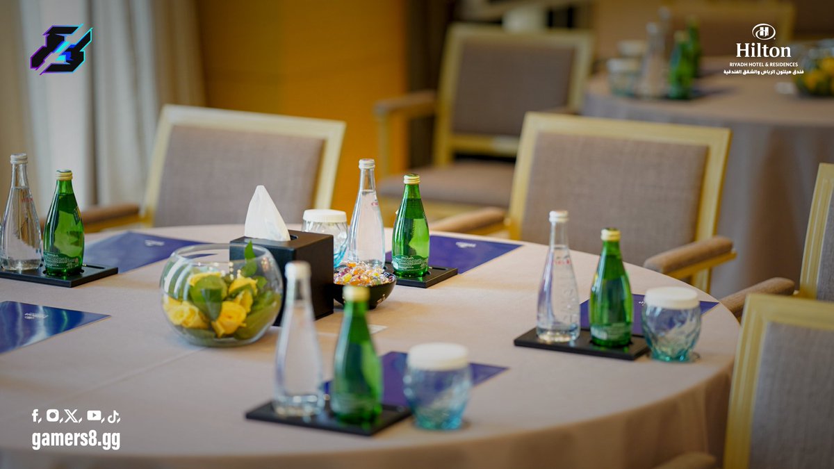 Elevate your business gatherings in one of Hilton Riyadh Hotel & Residences cutting-edge meeting spaces, tailored for productivity. ارفع مستوى اجتماعاتك واحجز إحدى غرف الاجتماعات المتطورة في فندق هيلتون الرياض والشقق الفندقية المصممة خصيصاً لتحقيق أعلى مستوى من الإنتاجية