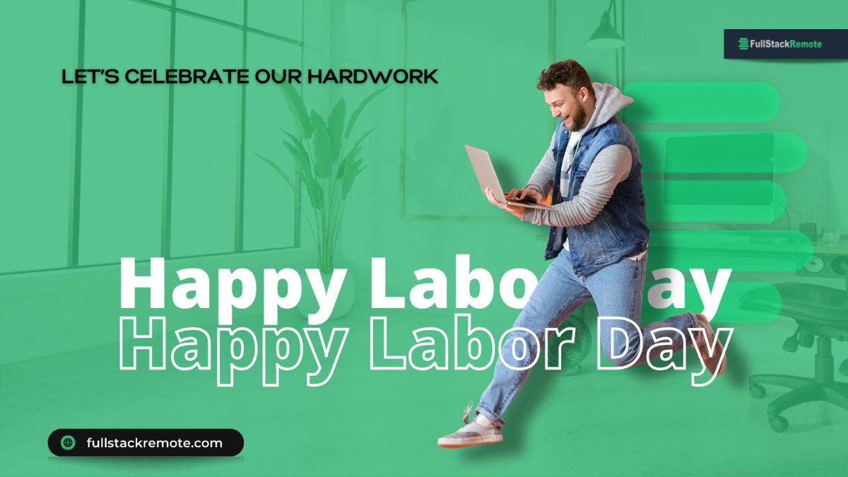 FSRemote's tweet image. Celebrating Labor Day with a memory refresh! Let's celebrate our hardwork 💻
Learn more about us 👉 bit.ly/3bdcwum
#LaborDay #howtohiresoftwareengineers #howtohirethebestsoftwaredevelopers #hiringsoftwaredevelopers
