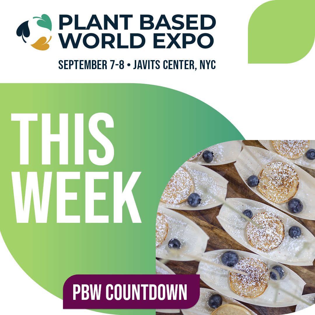 #PlantBasedWorld is almost here! In just a few days, thousands of buyers, retailers, restauranteurs, manufacturers and more will be gathered under one roof for the only 100% plant-based expo for them.
Tomorrow is your LAST DAY to register before the prices increase!