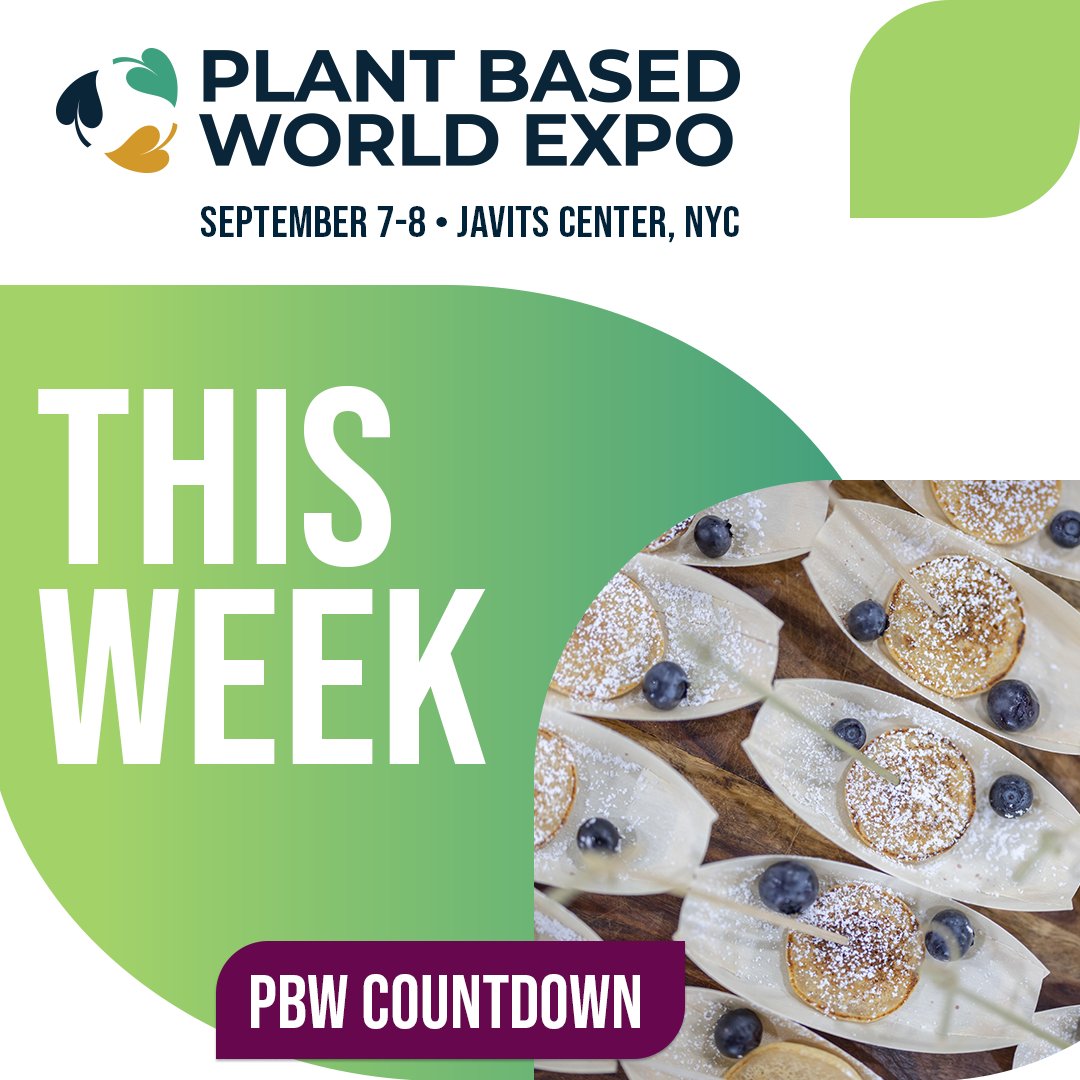 #PlantBasedWorld is almost here! In just a few days, thousands of buyers, retailers, restauranteurs, manufacturers and more will be gathered under one roof for the only 100% plant-based expo for them. Tomorrow is your LAST DAY to register before the prices increase!