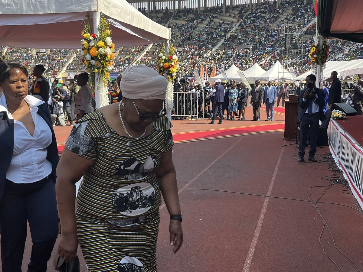 Grace Mugabe, Mai Mujuru and Bona attended Emmerson Mnangagwa’s inauguration ceremony this afternoon.