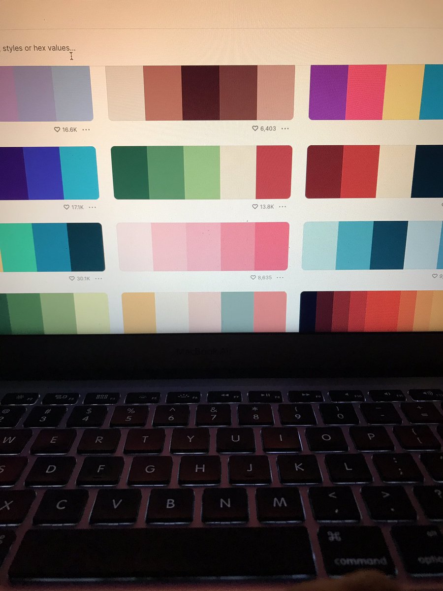 While the family sleeps, I am deciding on brand colors. 

Can’t decide if it should have 4,5 or 6 colors. 

Any advice?

#buildinpublic