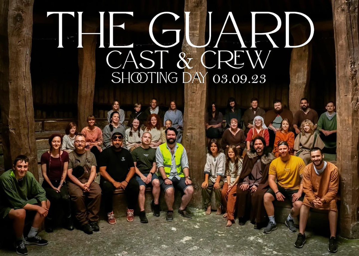 What a spectacular first day on The Guard, a brilliant start to a project long in the making by some extremely talented people. Had so much fun and never before endured such a pummelling to my eyeballs inside a medieval hut. Can’t wait to pick this up again next year.
