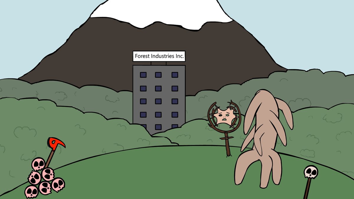 ItsAMomoMonster's tweet photo. Remember that time the Terrible Trio played #TheForest a while back? Remember this funny little joke that has almost nothing to do with the gameplay at all? Well I made an #animation out of it!

https://t.co/qrxFfNWbnG https://t.co/zOj1Squon4