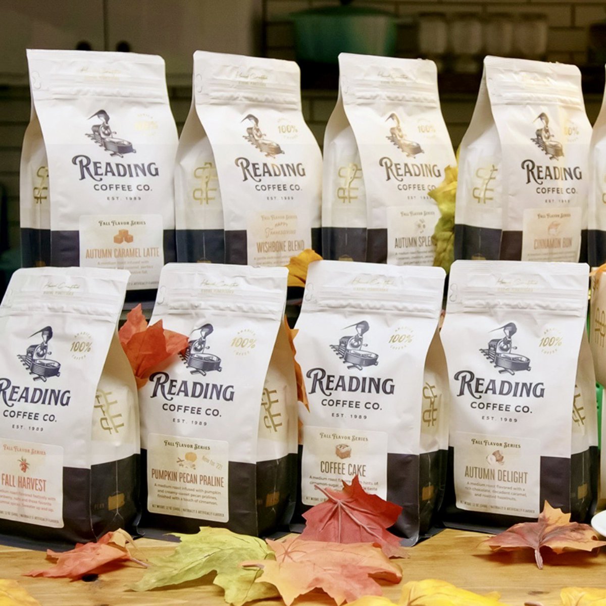 Sip, Savor, and Fall in Love with our Fall Flavor Series 🍁☕!

#readingcoffeecompany #fallflavorseries #limitededition #pumpkinspice #coffee #coffeebeans #espresso #latte #coldbrew #roaster #coffeeroastery #smallbusiness #singleorigincoffee #flavoredcoffee