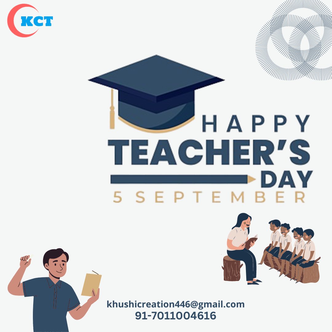 KhushicTech's tweet photo. Being one is the highest privilege, having one is the best blessing. Happy Teacher’s Day!”
Khushi Creation tech | digital marketing agency in Noida,
We offer a variety of website design and development service.
 #teachersday #teacher  #happyteachersday #digitalmarketing https://t.co/d75Zqyimwe