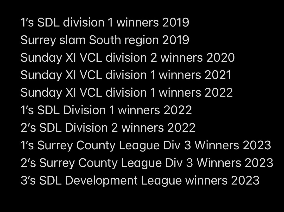 South Nutfield CC tweet media