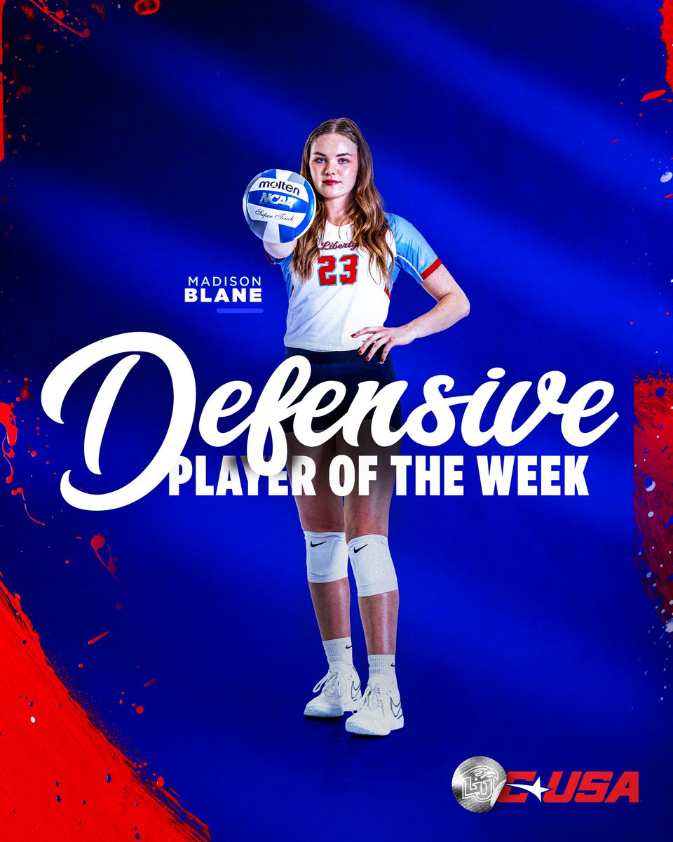 Congrats to <a href="/ConferenceUSA/">Conference USA</a> Offensive Player of the Week, Kamryn Bacus and Defensive Player of the Week, Madison Blane!