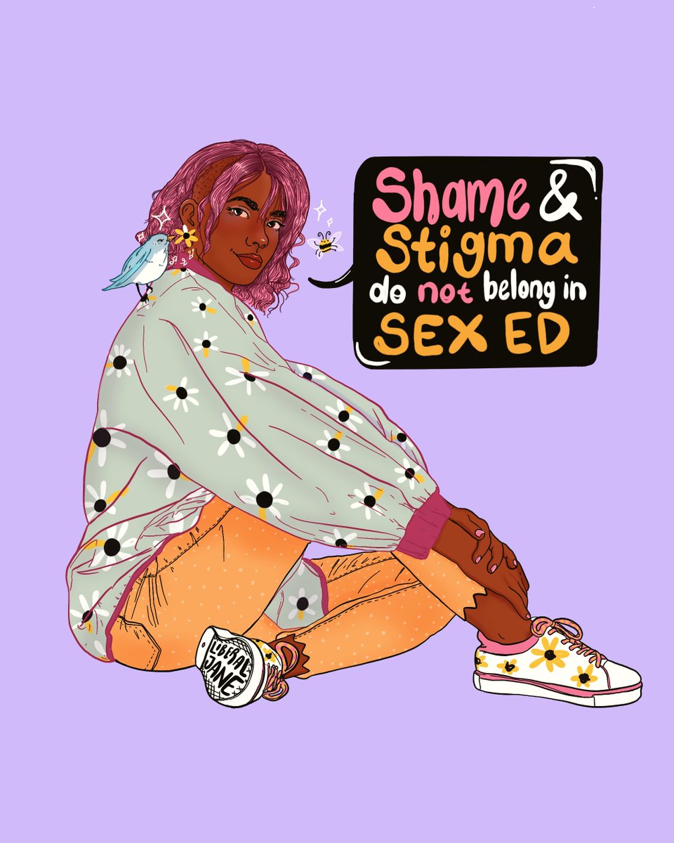 🕊️It's #WorldSexualHealthDay! Everyone deserves access to comprehensive and queer-inclusive sex-ed! Understanding how your body works and sex is a necessary for someone to actualize their right to bodily autonomy.

🐝What’s something you wish you learned in sexed?