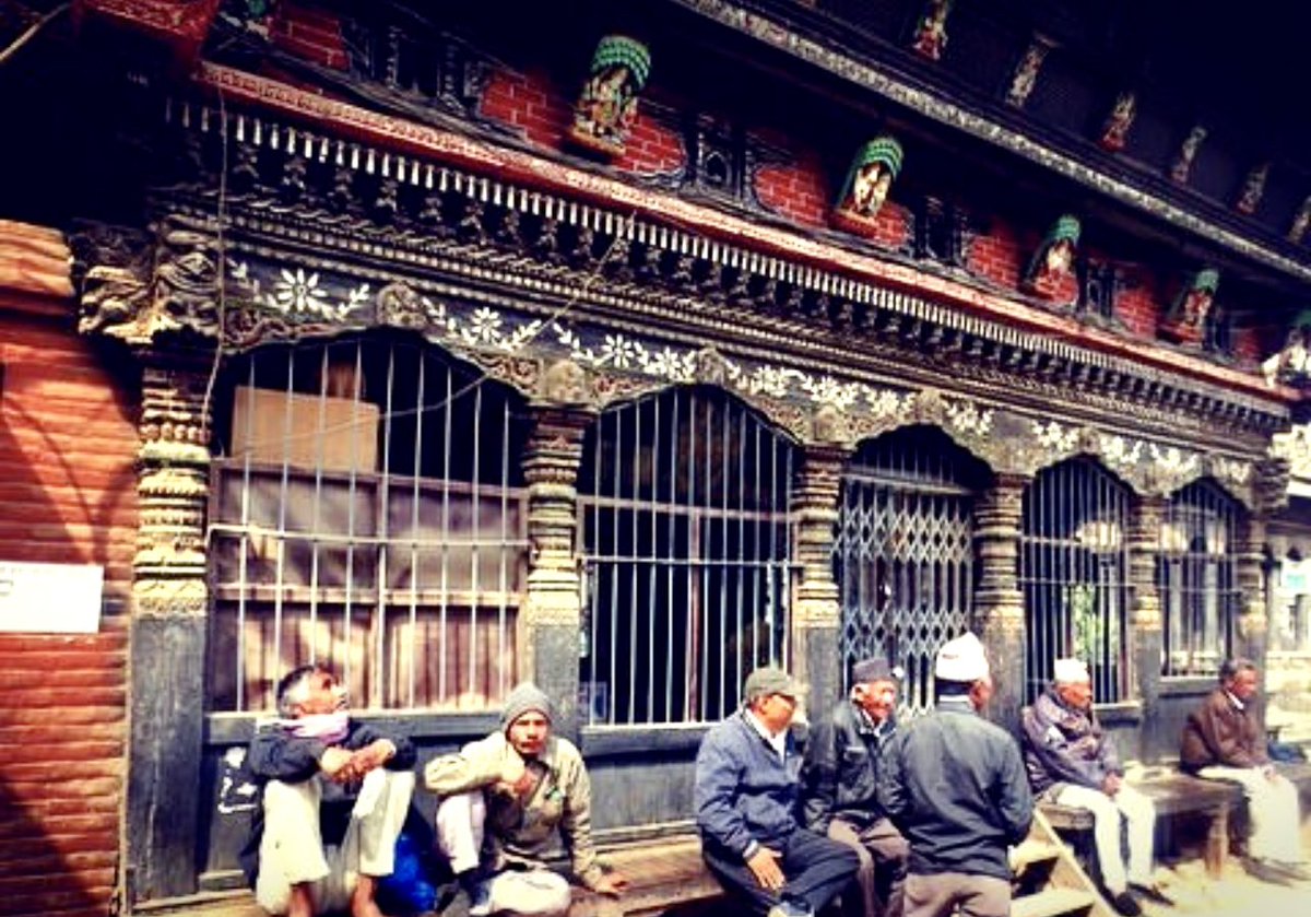 You are in the right place here at Patan Durbar Square, Nepal. Friends are catching up the news of the day #leisuretimechatting —politics, health, weather, daal-bhaat-tarkaari lunch, gossip, jokes and making each other laughs.
#friendship #discovernepal #FoodsandFlavorsfromNepal