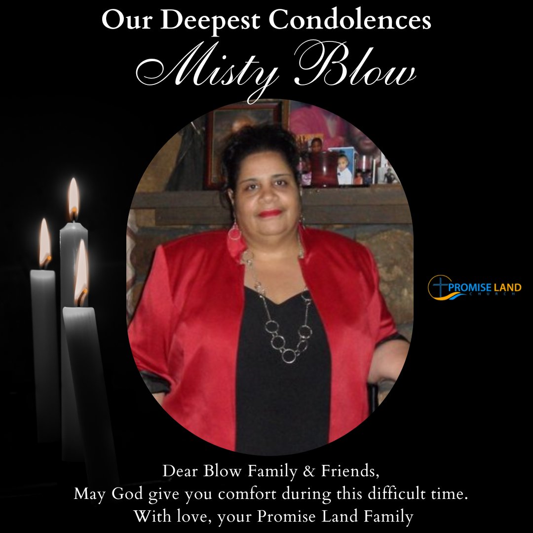It is with great sadness we announce the passing of our beloved sister, Misty Blow. Please keep the Blow Family and Friends in your thoughts and prayers. #deepestcondolences #prayingforgodscomfort