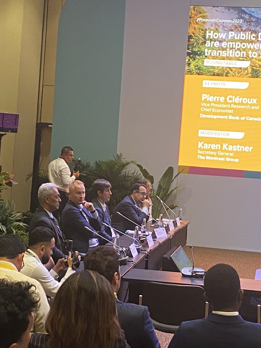 Drrksingh25's tweet image. Cmd sidbi attends the panel discussions on “how PDBs are empowering msmes in their transition to sustainability “ Thanks2 fics for this global forum where dev fin institutions like sidbi share learnings &amp;amp; pick on good practices @sidbiofficial @GreeningMsme