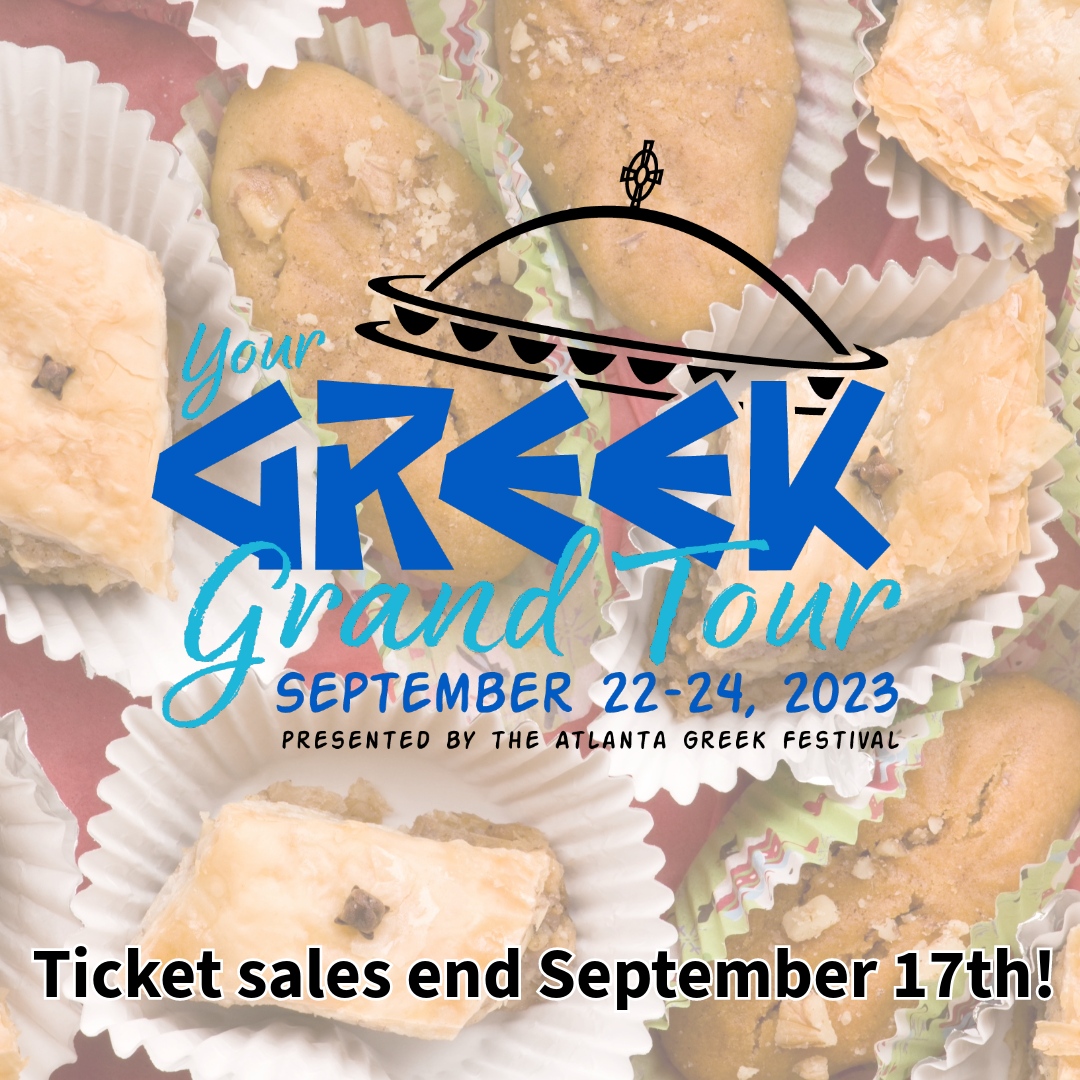 ATLGreekFest's tweet photo. Happy Labor Day!

Our volunteers have been hard at work cooking up our delicious patries for you to enjoy at Your Greek Grand Tour that runs from September 22nd-24th!

Tickets purchase and more information here: 

https://t.co/R1BnmJj9mP https://t.co/q7dT8JecPR