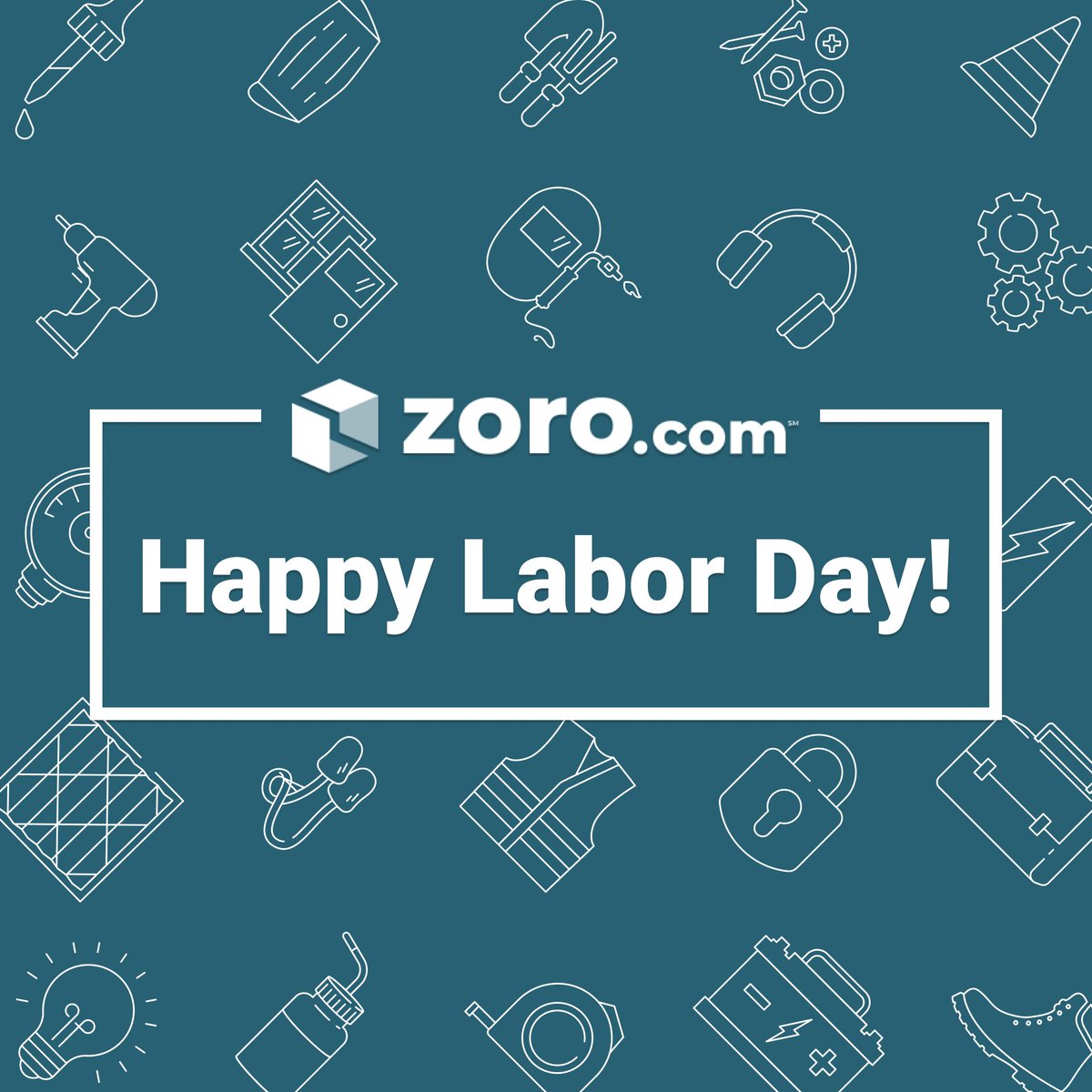 From everyone at Zoro, we'd like to wish you and your family a happy Labor Day weekend. #laborday
