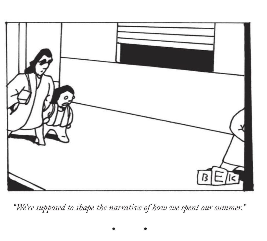 TooFarigh's tweet photo. #firstdayofschoolblues .@NewYorker https://t.co/jGj4mQLrf7