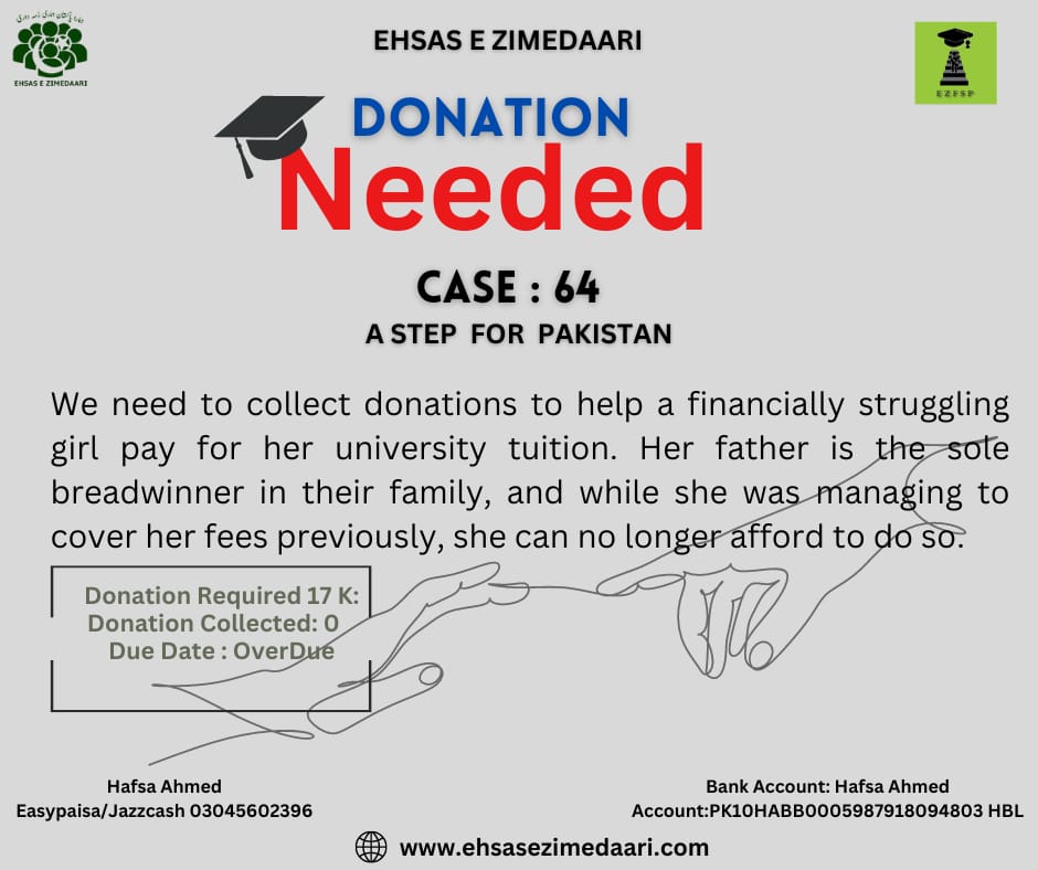 Here's our case 64. let's Close it together. 
.
.
.
#fee #support #donate #donation #ehsasezimedaari
