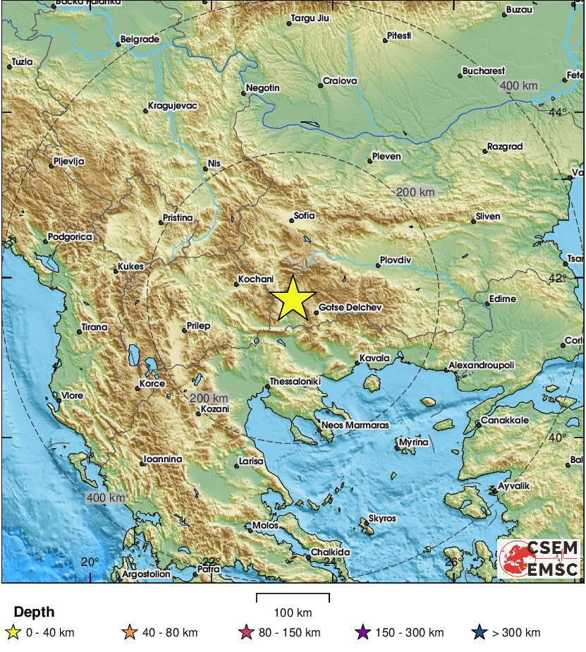 LastQuake's tweet photo. ⚠Preliminary info: #earthquake (#земетресение) about 20 km N of #Sandanski (#Bulgaria) 1 min ago (local time 19:20:46)❗MAGNITUDE NOT AVAILABLE YET❗Updates at:
📱https://t.co/bKBgMenA4F
🌐https://t.co/44vngdM2ty
🖥https://t.co/OSr2jaub9Y https://t.co/TXqLXAhace