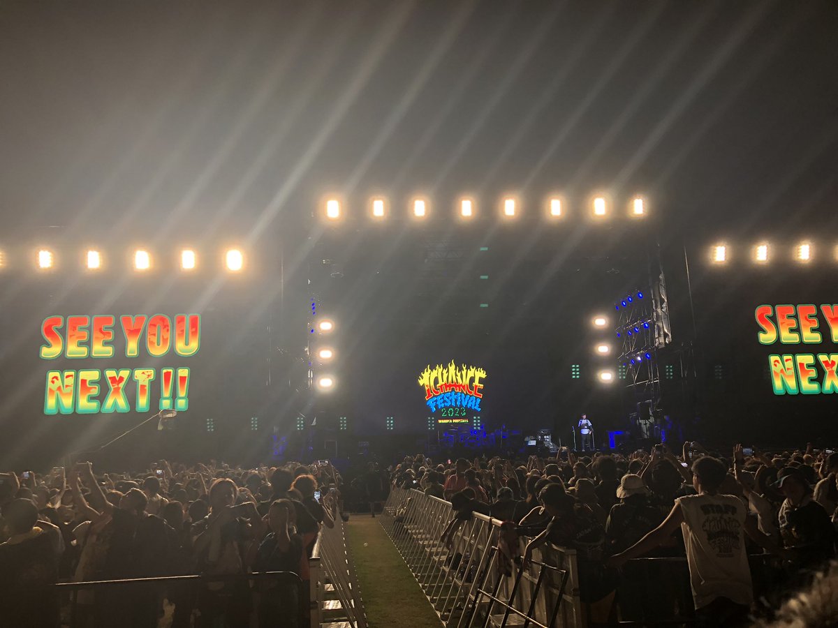 imi__13's tweet photo. 🔥🔥
#1CHANCEFESTIVAL2023 
#ワンチャンフェス  #WANIMA 
#ONEOKROCK #UVERworld https://t.co/hG8khyZBKF