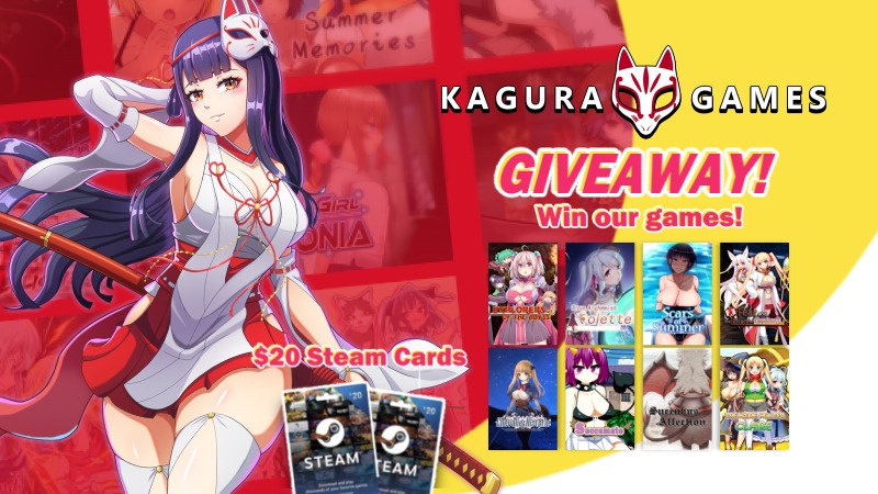 We're giving away $20 USD Steam Credit and our games!

✨ Enter the giveaway at kaguragames.com/kagura-games-s…