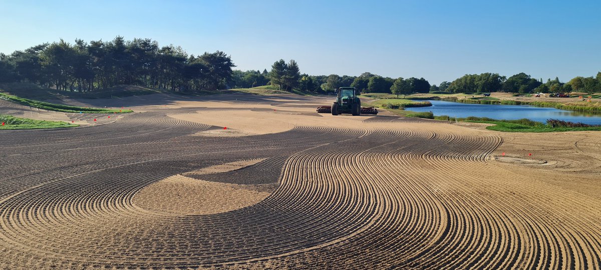 Final passes on 7th to prep for seed... #ItsGroovyMan
<a href="/MJAbbottLtd/">MJ Abbott Ltd</a>
<a href="/GEOTurfConsult/">GEO Turf Consulting</a> 
<a href="/JSG_Sportsturf/">JSG Sportsturf</a> 
<a href="/Inscapesonline/">Inscapes</a> 
<a href="/SheltonDrainage/">SheltonsDrainage</a>