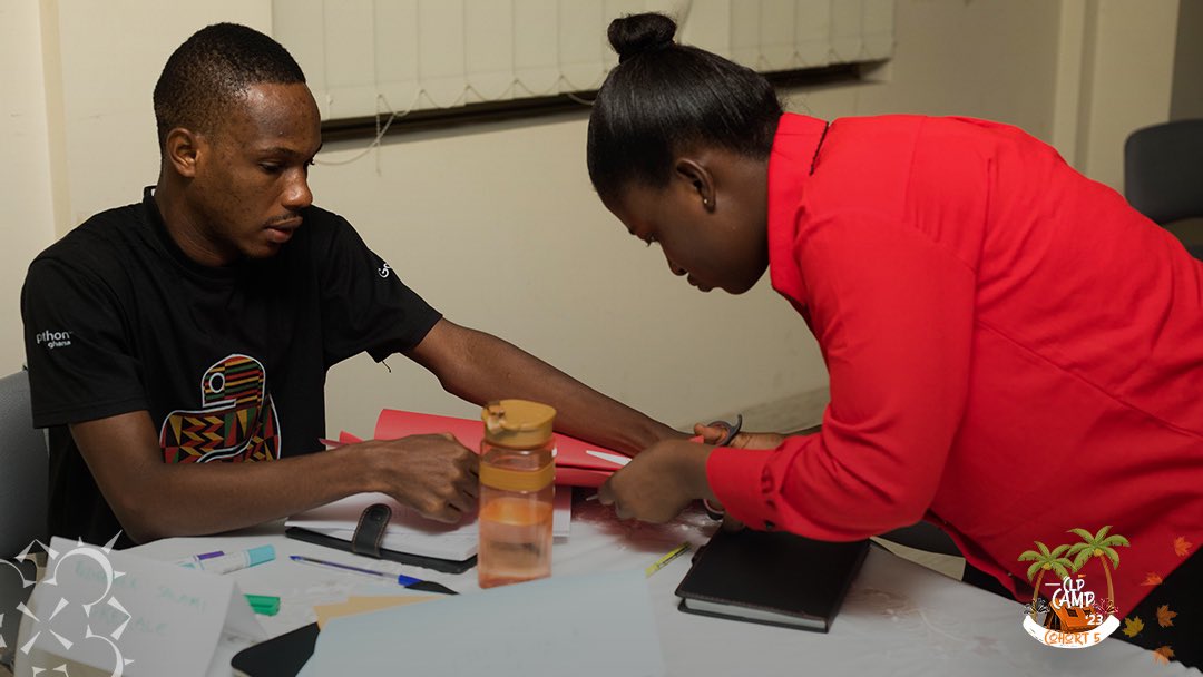 clpghana's tweet photo. Rev. Prof. Daniel K. B. Inkoom assigned a task, and our fellows responded.
These images showcase the work being done by our fellows during #UnderstandingSelf.
#CLPCamp23 https://t.co/Qud7Xssv42