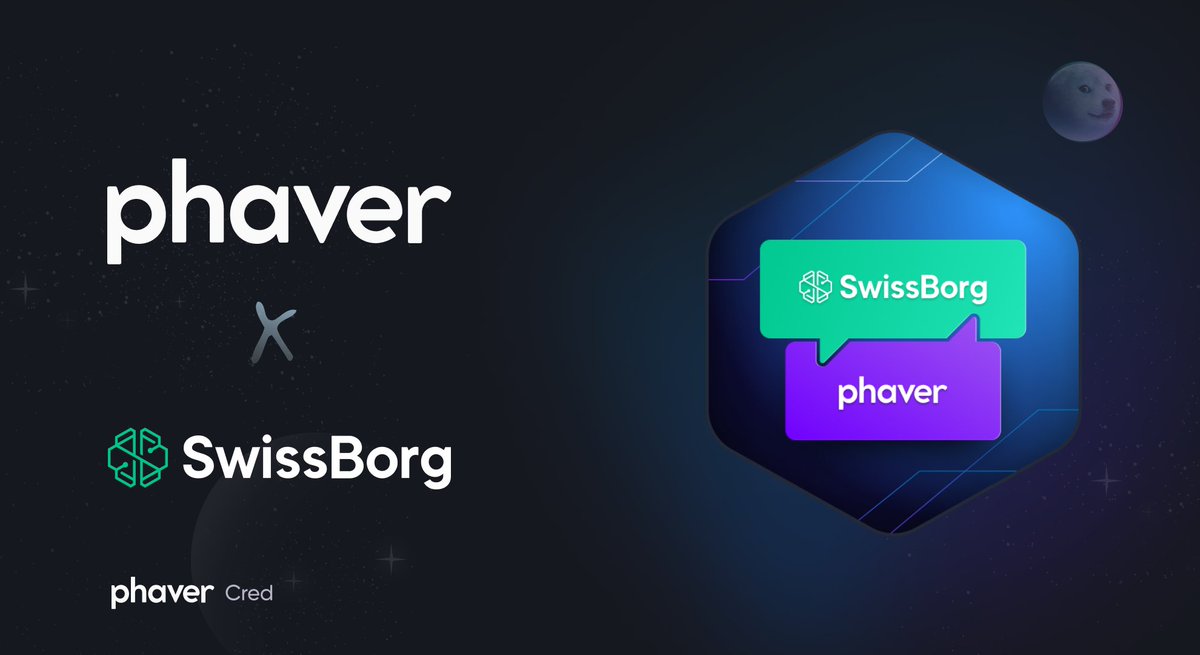 Level up faster for a higher Phaver X SwissBorg allocation 🚀

The SBT has 2x Cred and Points for a limited time only 

⚡️10 cred and 20 Points⚡️

To claim your SBT, apply for the Phaver X <a href="/swissborg/">SwissBorg</a> token allocation on <a href="/QuestN_com/">QuestN</a> 

Here's your quest 👇
app.questn.com/quest/80640989…